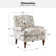 Wade Logan Anteaus Upholstered Armchair With Solid Wood Legs Set Of 2